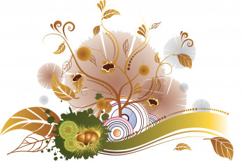 обоя векторная графика, цветы , flowers, цветы, фон