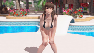 обоя 3д графика, люди , people, девушка, взгляд, фон