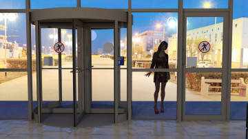 Картинка 3д+графика люди+ people фон взгляд девушка