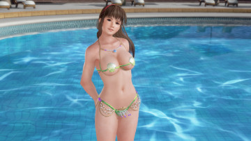 обоя 3д графика, люди , people, взгляд, девушка, фон