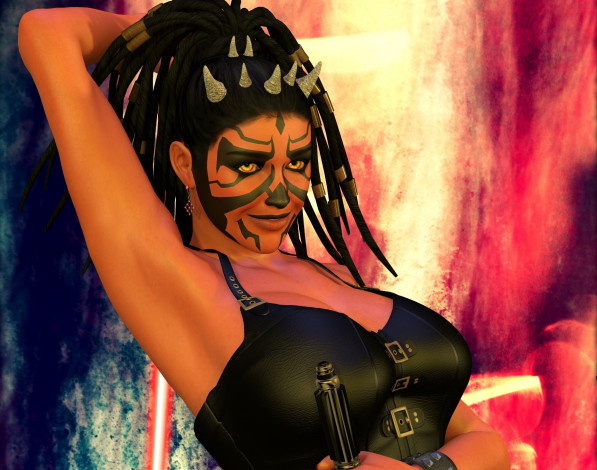 Обои картинки фото 3д графика, существа , creatures, кастаника, фон, взгляд