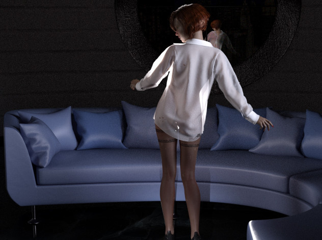 Обои картинки фото 3д графика, люди , people, фон, девушка, взгляд