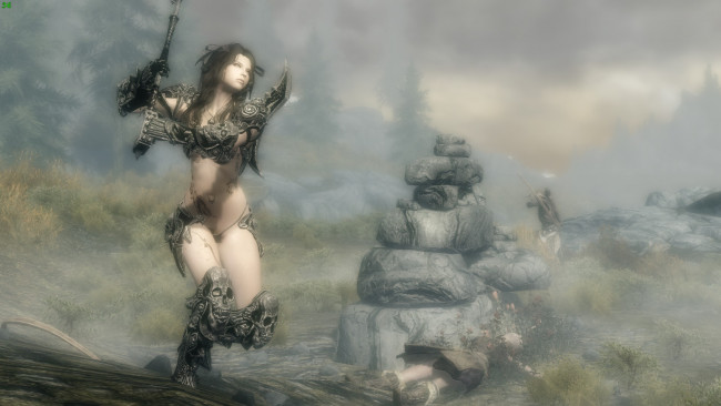 Обои картинки фото 3д графика, фантазия , fantasy, взгляд, девушка, фон