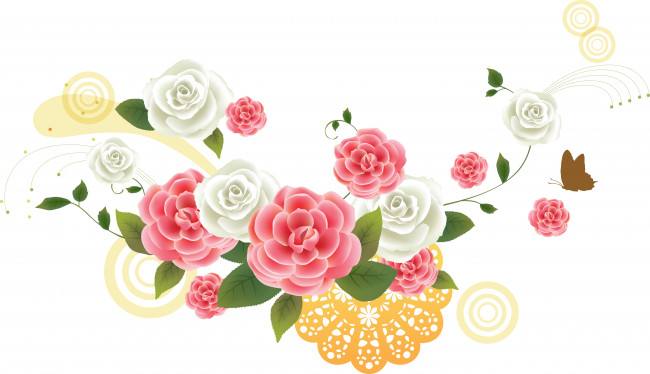 Обои картинки фото векторная графика, цветы , flowers, цветы, фон, лепестки