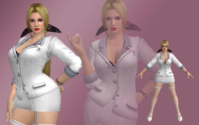 Обои картинки фото 3д графика, люди , people, взгляд, девушка, фон