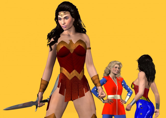 Обои картинки фото 3д графика, фантазия , fantasy, взгляд, девушки, фон