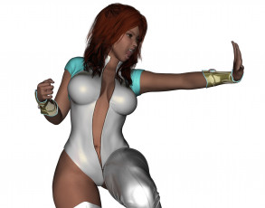 Картинка 3д+графика люди+ people девушка фон взгляд