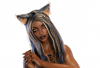 Картинка 3д+графика существа+ creatures девушка фон взгляд