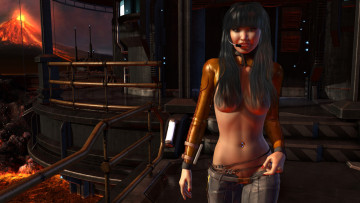 Картинка 3д+графика люди+ people фон взгляд девушка