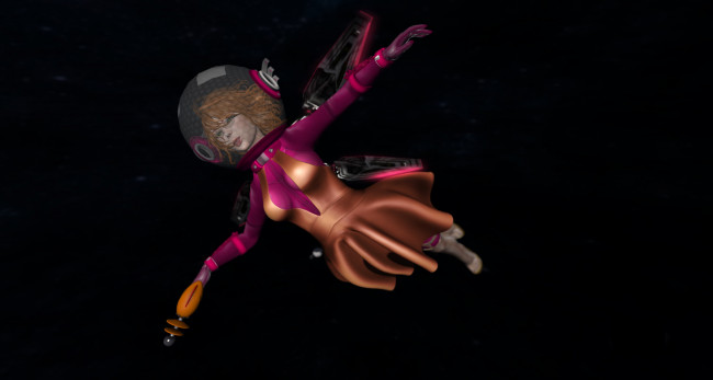 Обои картинки фото 3д графика, фантазия , fantasy, взгляд, фон, девушка