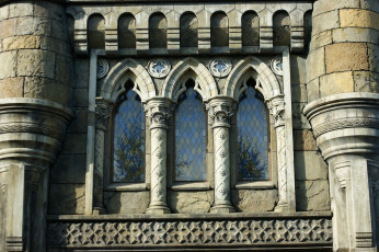 Картинка самарская+обл +хрящевка +замок+гарибальди города -+дворцы +замки +крепости окна витражи камни замок