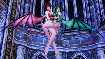 Картинка 3д+графика существа+ creatures фон взгляд девушки