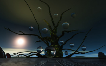 Картинка 3д+графика шары+ balls шары фон