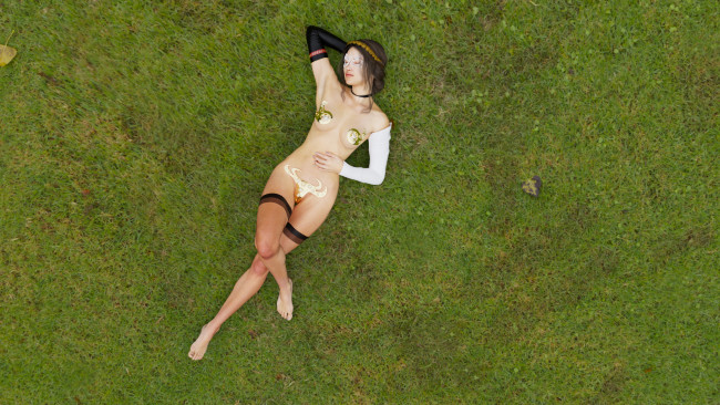 Обои картинки фото 3д графика, фантазия , fantasy, фон, взгляд, девушка