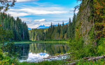 Картинка природа реки озера горы озеро лес