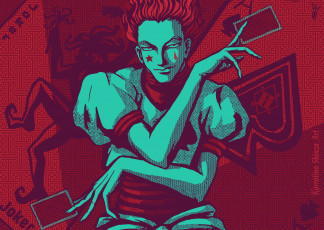 обоя векторная графика, люди , people, джокер, карты