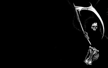 Картинка фэнтези нежить смерть коса песочные часы