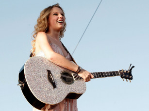 Картинка девушки taylor+swift блондинка гитара