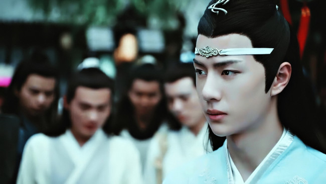 Обои картинки фото кино фильмы, the untamed, лань, ванцзи, люди