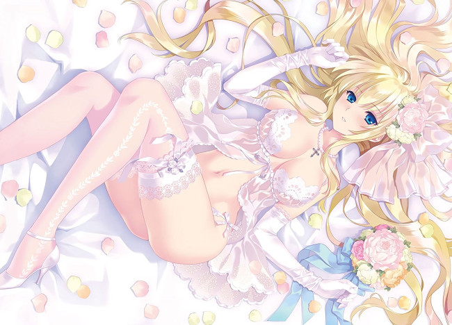 Обои картинки фото аниме, muv-luv alternative,  total eclipse, девушка