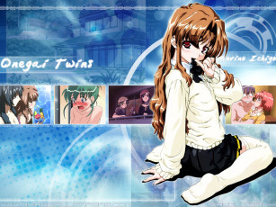 обоя аниме, onegai, twins