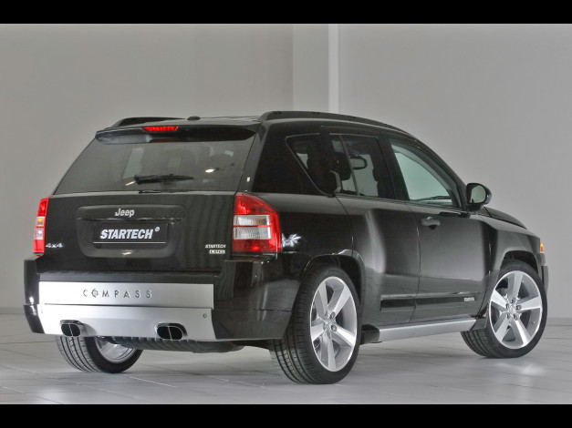 Обои картинки фото 2007, startech, jeep, compass, автомобили
