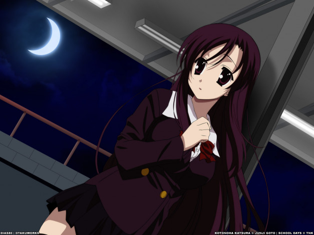 Обои картинки фото аниме, school, days