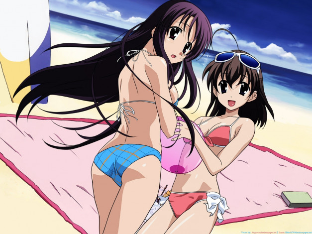 Обои картинки фото аниме, school, days