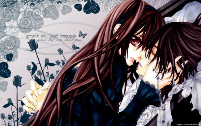 Обои картинки фото you, only, my, аниме, vampire, knight