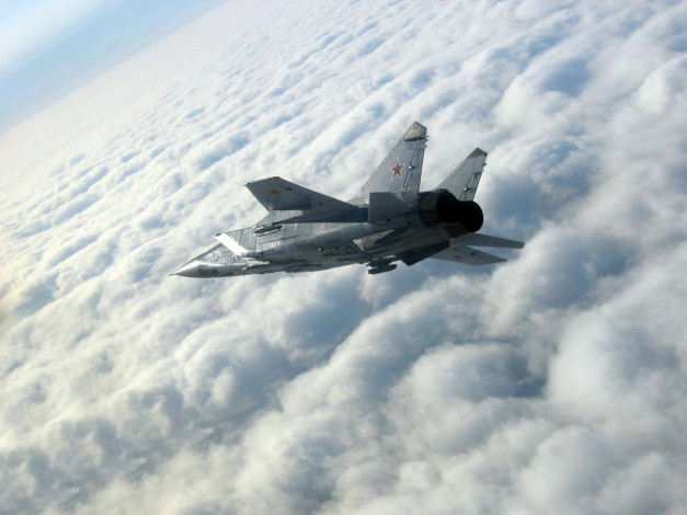 Обои картинки фото миг, 31, авиация, боевые, самолёты