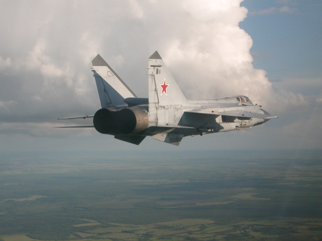 Обои картинки фото миг, 31, авиация, боевые, самолёты