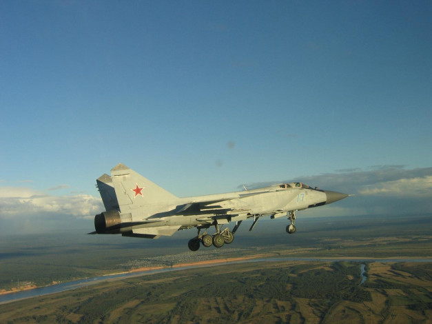 Обои картинки фото миг, 31, авиация, боевые, самолёты