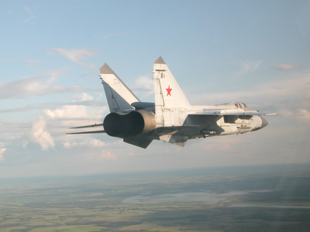 Обои картинки фото миг, 31, авиация, боевые, самолёты