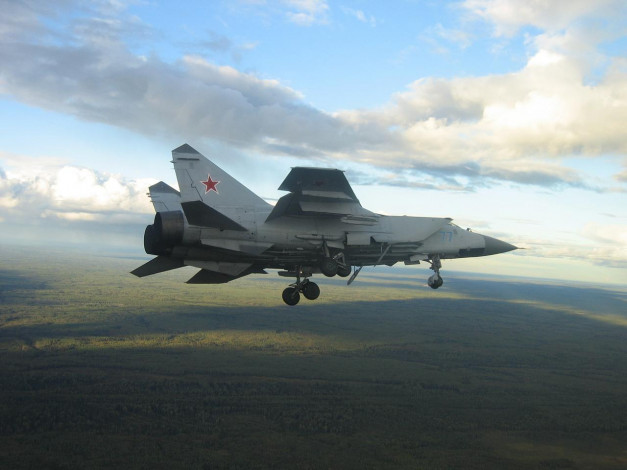 Обои картинки фото миг, 31, авиация, боевые, самолёты