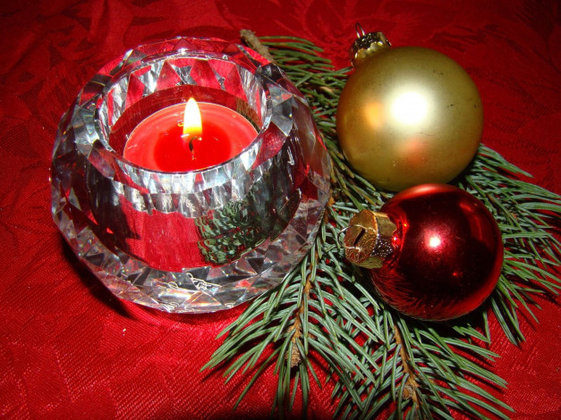 Обои картинки фото праздничные, новогодние, свечи