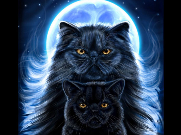 Обои картинки фото рисованные, животные