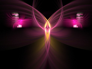 Картинка 3д графика fractal фракталы тёмный фон узор абстракция