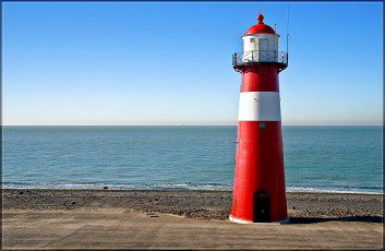 Картинка природа маяки море волна