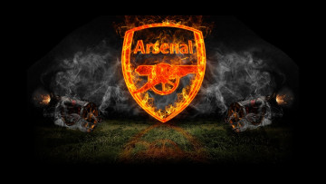 Картинка спорт эмблемы клубов логотип канониры the gunners эмблема arsenal football club пушки огонь art арт дым