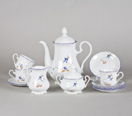 Картинка разное посуда столовые приборы кухонная утварь фарфор сервиз чайник тарелки чашки