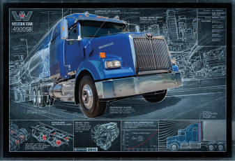 Картинка автомобили western star new