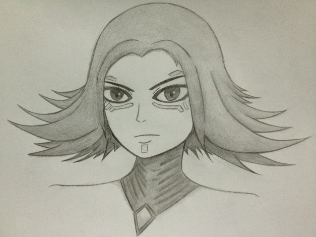 Обои картинки фото рисованные, люди, лицо