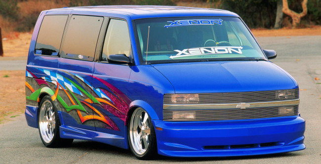 Обои картинки фото автомобили, custom, van`s, truck