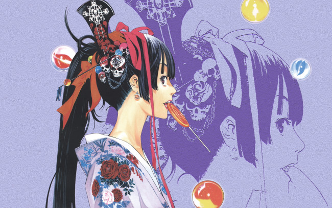 Обои картинки фото аниме, tenjou, tenge, девушка