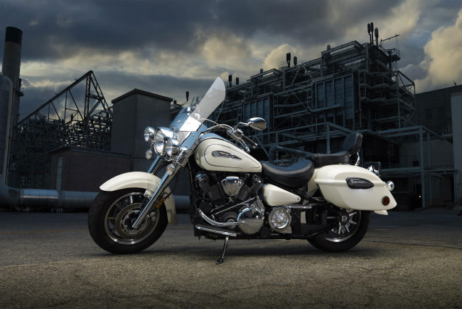 Обои картинки фото 2012, yamaha, roadstar, мотоциклы, custom