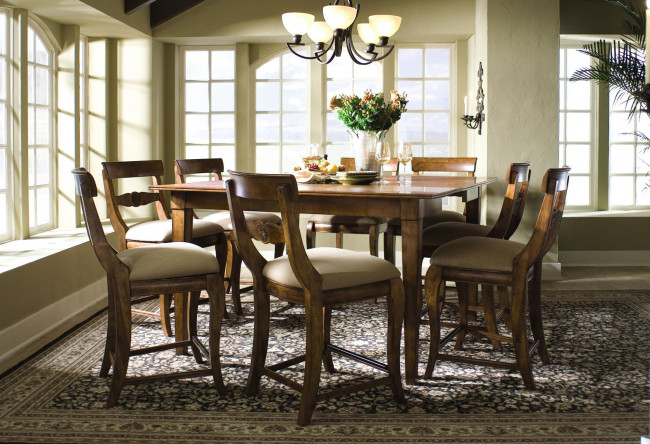 Обои картинки фото интерьер, столовая, стол, стулья