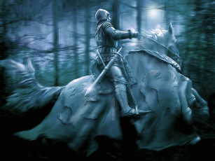 Картинка фэнтези всадники +наездники меч