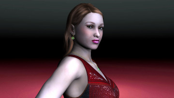 Картинка 3д+графика portraits+ портрет девушка взгляд