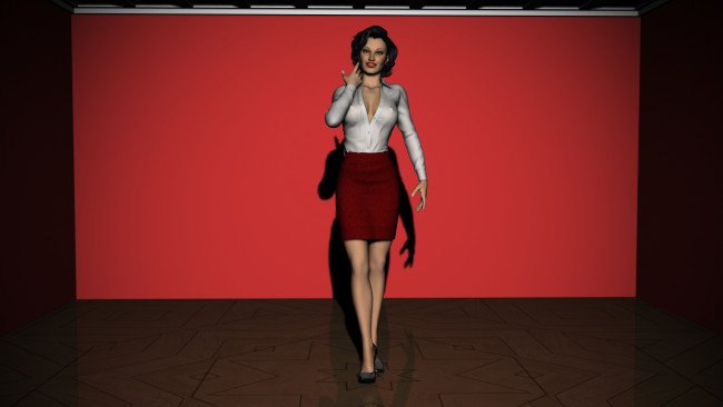 Обои картинки фото 3д графика, people , люди, взгляд, девушка