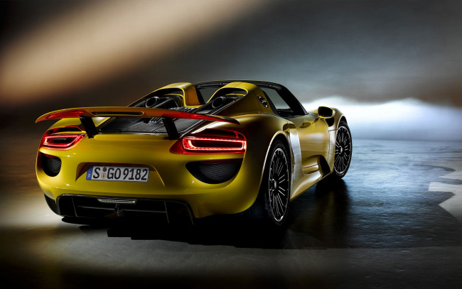 Обои картинки фото porsche 918 spyder, автомобили, porsche, dr, ing, h, c, f, ag, германия, спортивные, элитные